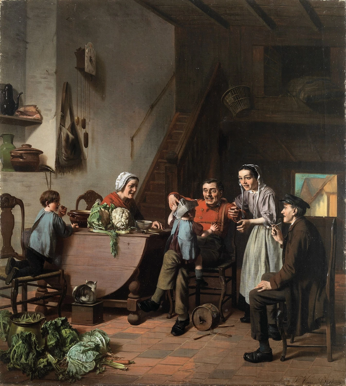 Sulle ginoccha del nonno